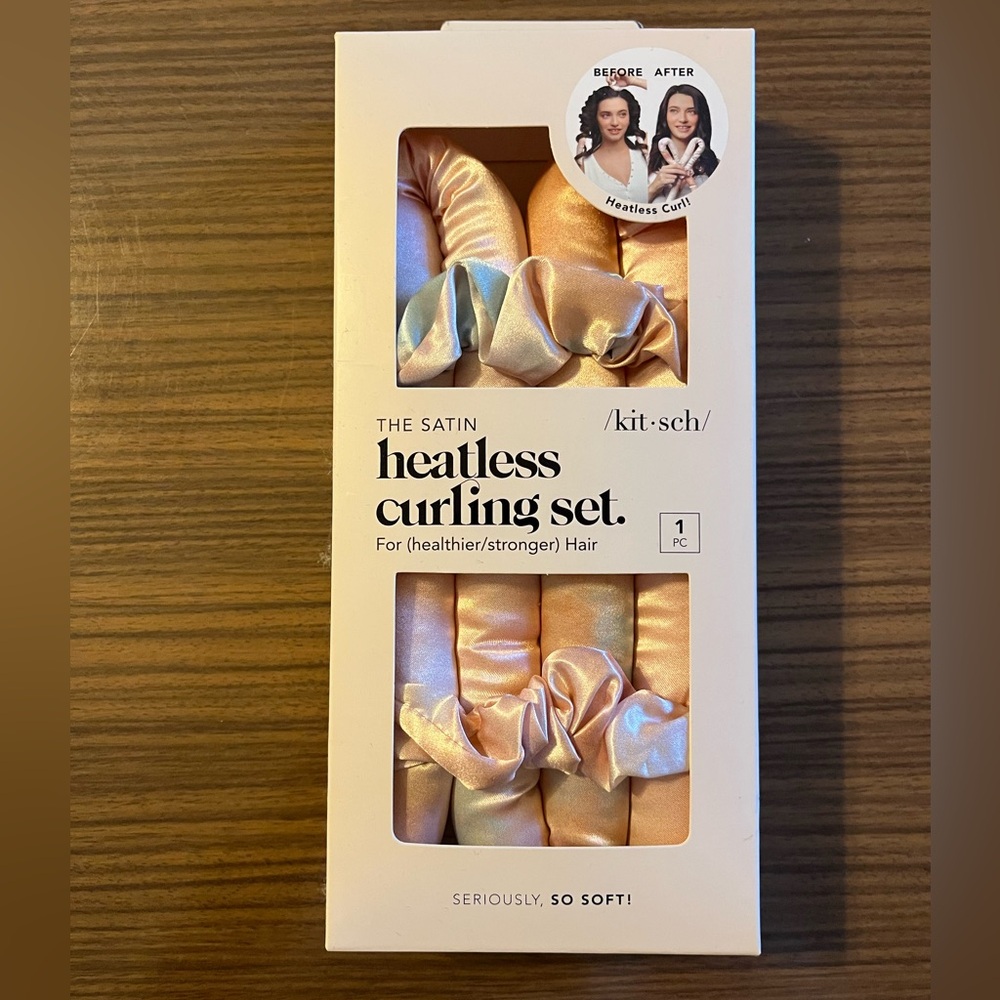 NIB Kitsch heatless curler set